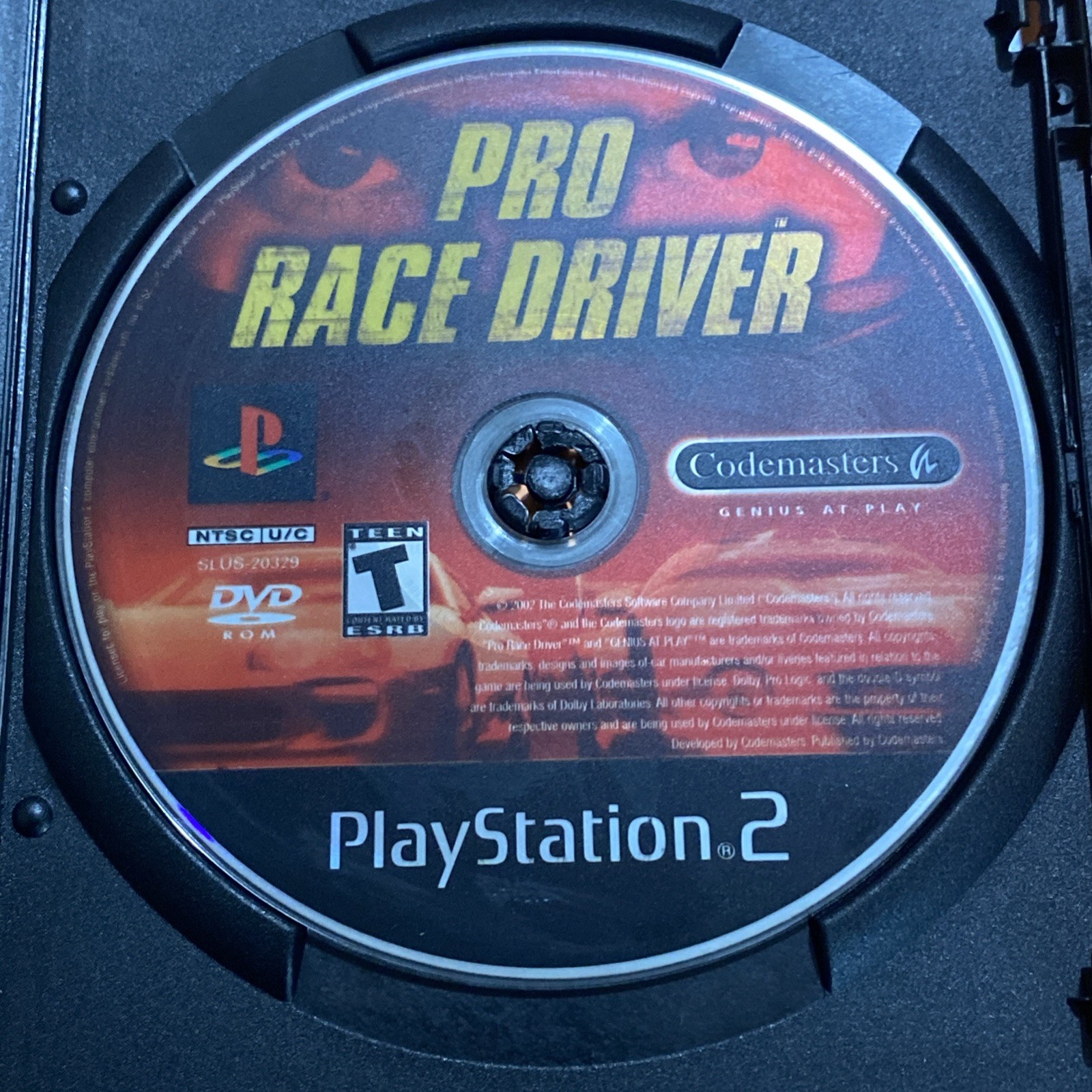 Pro Race Driver (Sony PlayStation 2, 2002) (DISC ONLY) (PS2-241)