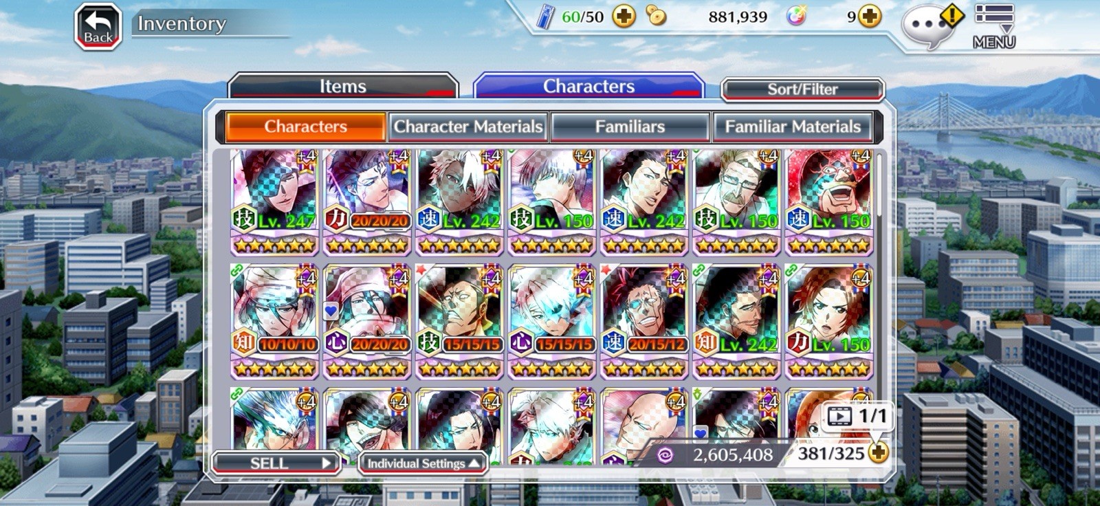 Bleach: Brave Souls Account Willing to sell for 200 DM before Buying