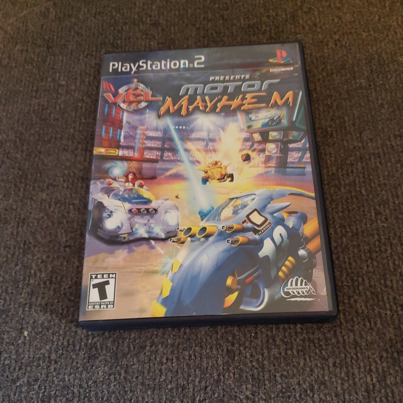Motor Mayhem: Vehicular Combat League (Sony PlayStation 2 PS2, 2001)