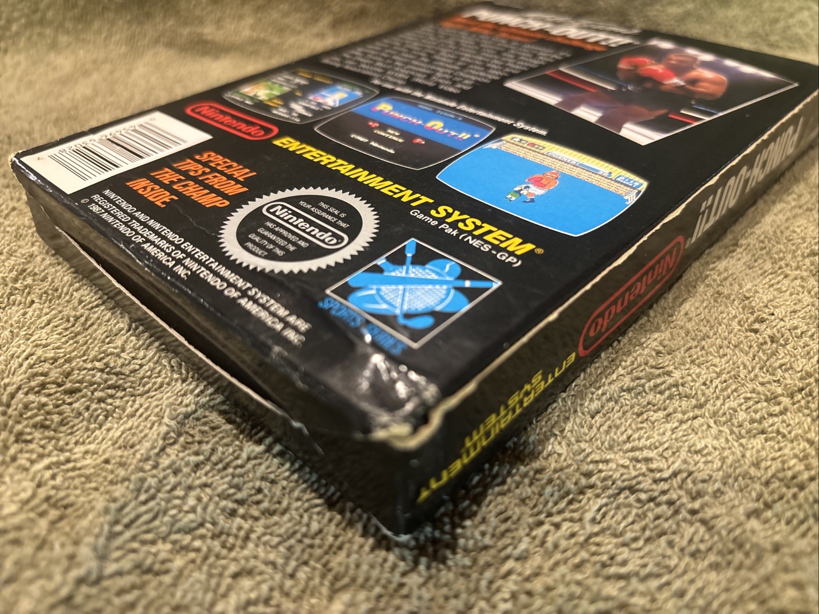 NES Nintendo Mike Tyson’s Punch-Out CIB Box Manual Authentic