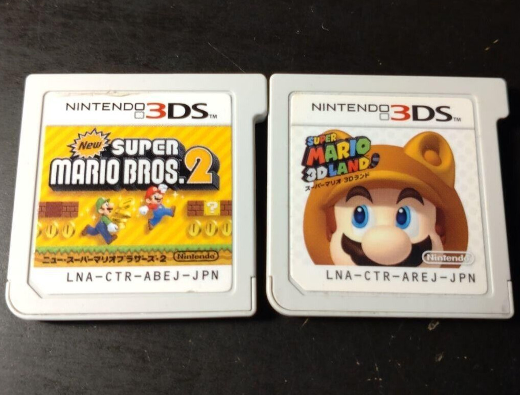 New Super Mario Bros. 2 & Super Mario 3D Land set Region Locked Cartridge only