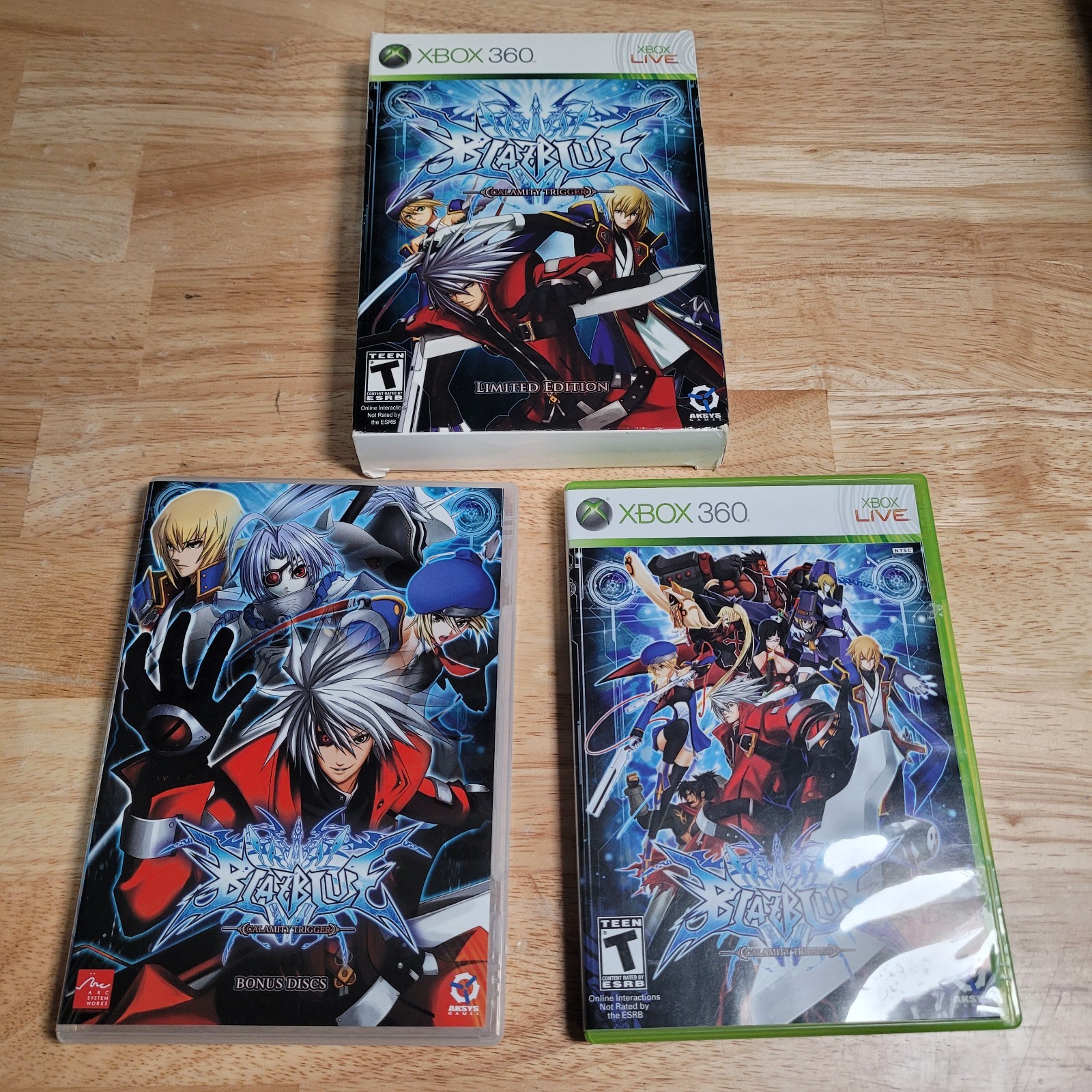 BlazBlue: Calamity Trigger Limited Edition Microsoft Xbox 360 Complete Tested