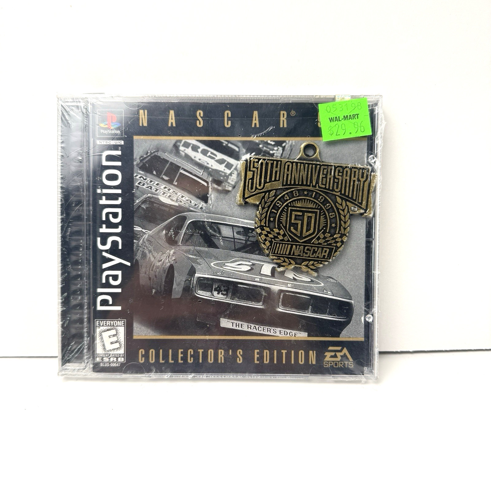 NASCAR 98: Collector’s Edition (Playstation 1, PS1) 50th Medal Collector SEALED