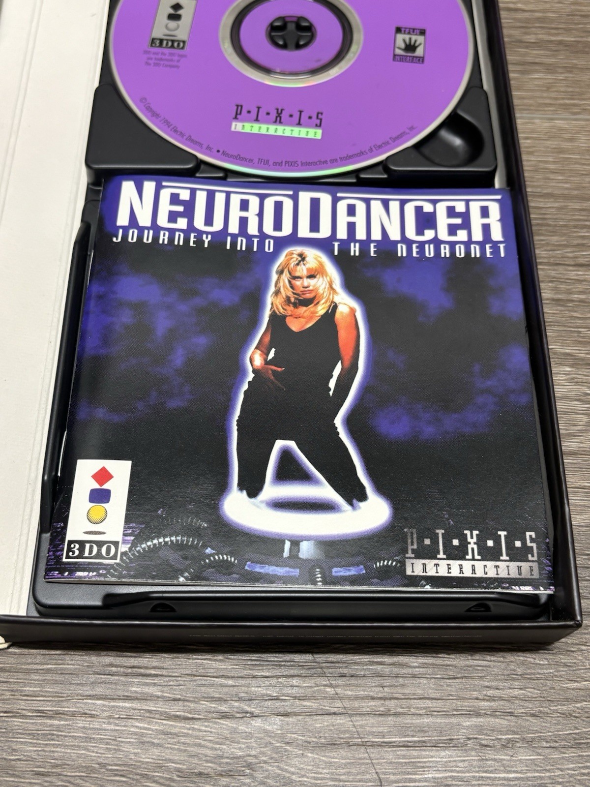 Neurodancer (Panasonic 3do) Complete in Box CIB W REGISTRATION RARE