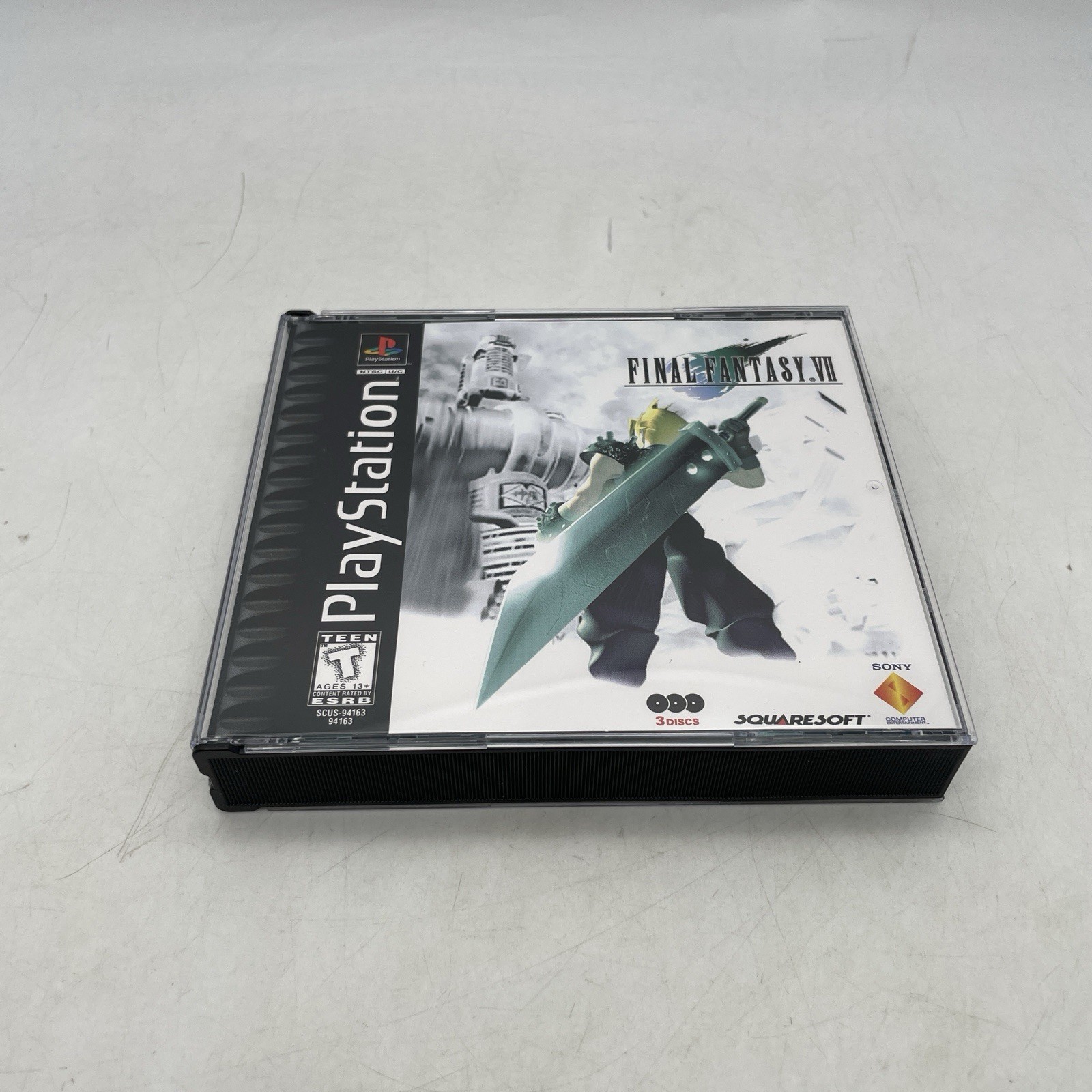 Final Fantasy VII PS1 Complete CIB Misprint – PlayStation 1 Black Label