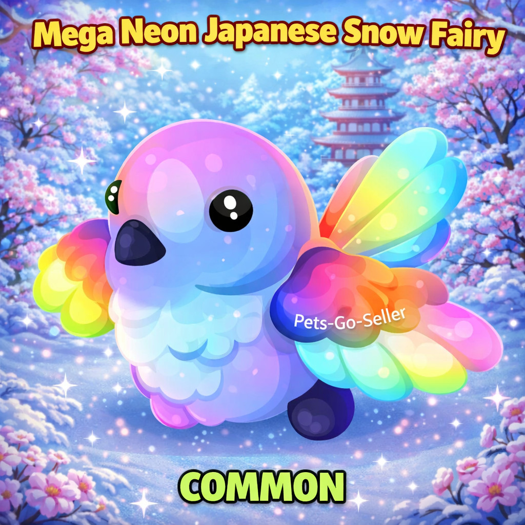 MEGA NEON JAPANESE SNOW FAIRY (VERY CHEAP) ADOPT A PET FROM ME – CHEAP