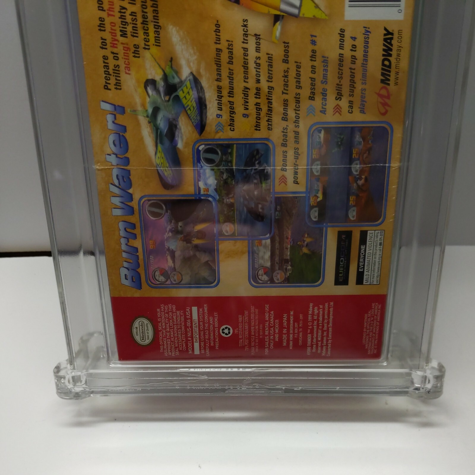 Hydro Thunder N64 NEW SEALED Nintendo 64 WATA 9.6 A++ MINTY LOOK! EXCELLENT