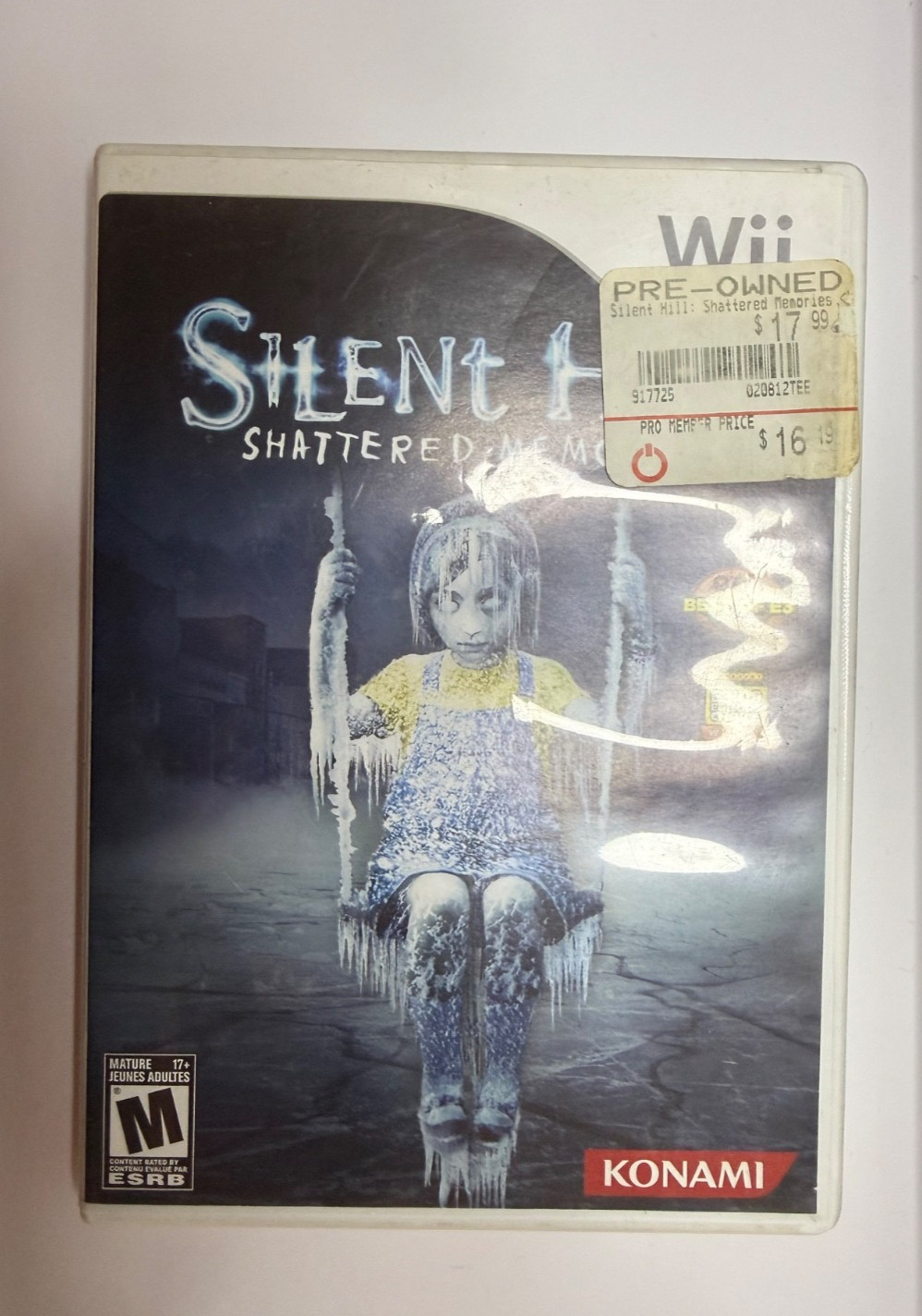 Silent Hill Shattered Memories Nintendo Wii CIB Complete Tested Working Konami