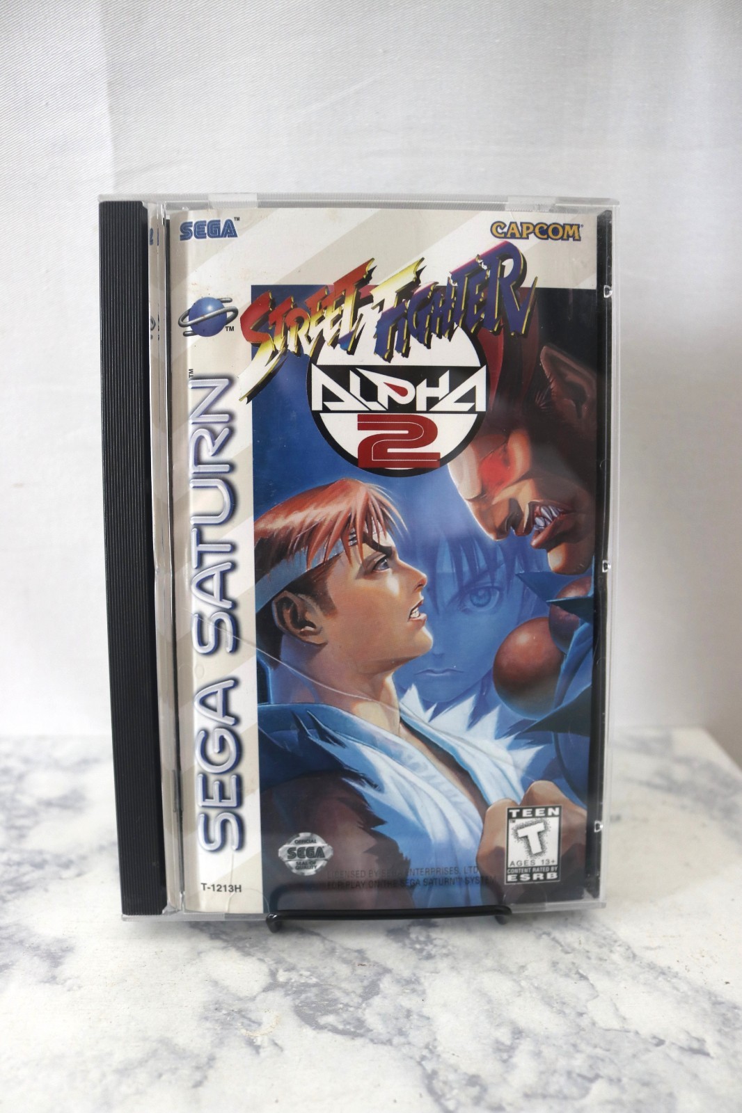 Street Fighter Alpha 2 Sega Saturn CIB Complete w Manual 1996