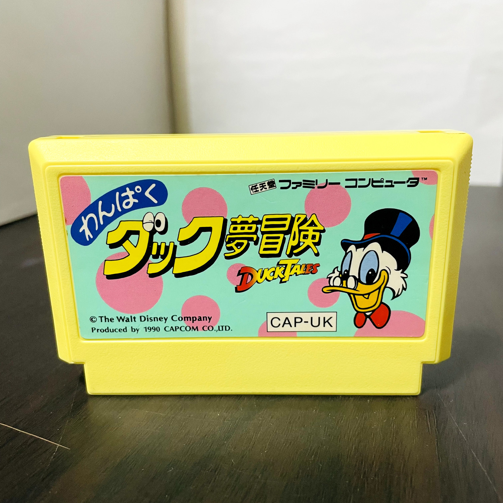 Duck Tales Wanpaku Duck Yumebouken Nintendo Famicom Capcom 1988 CAP-UK Retro