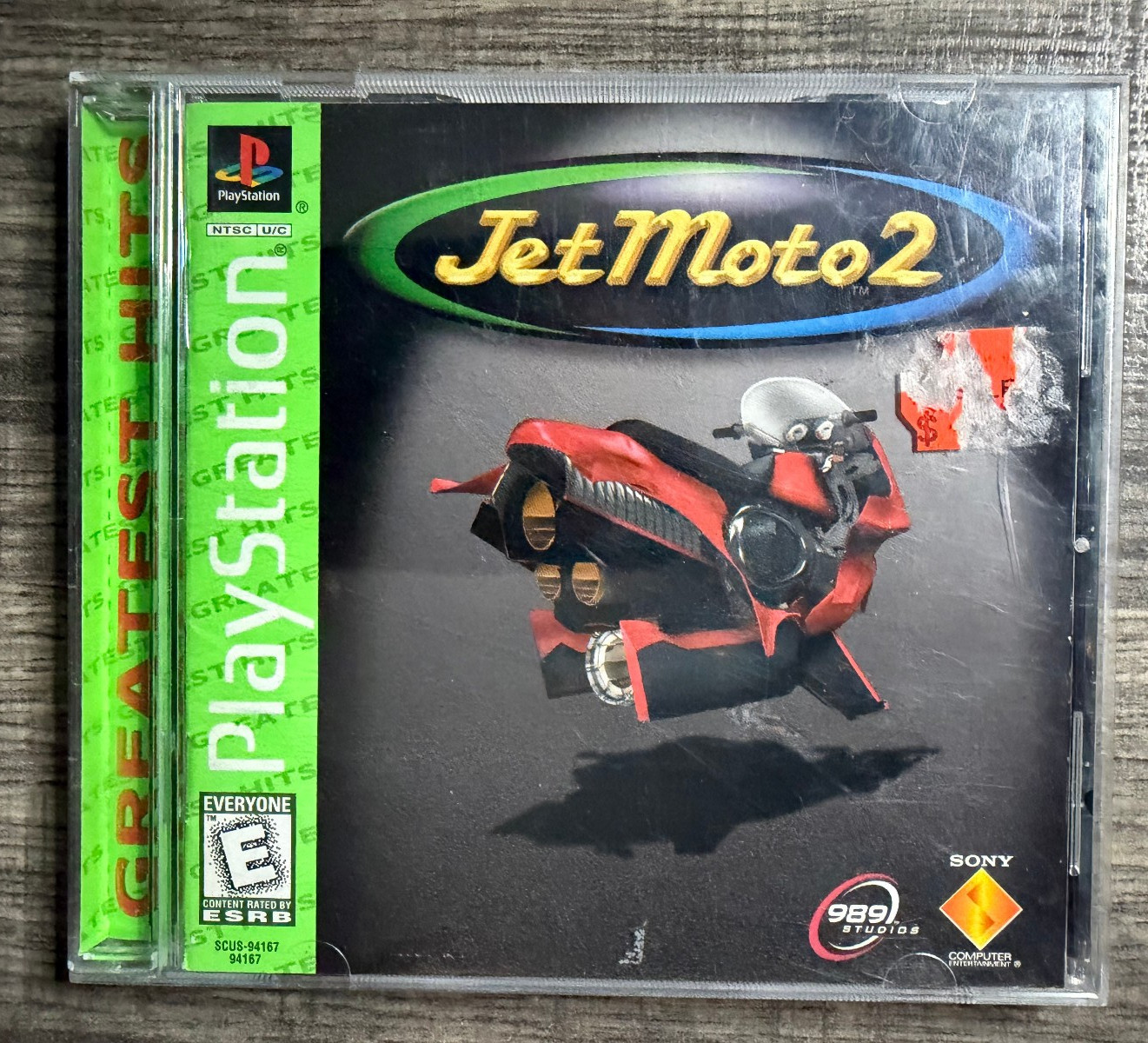 Jet Moto 2 (Greatest Hits) – Sony Playstation 1 PS1 – Acceptable Condition