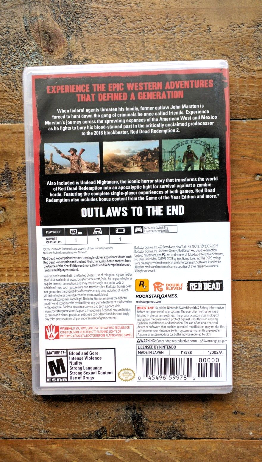 NEW ✹ Red Dead Redemption ✹ NINTENDO SWITCH GAME ✹ Factory Sealed ✹ USA Version