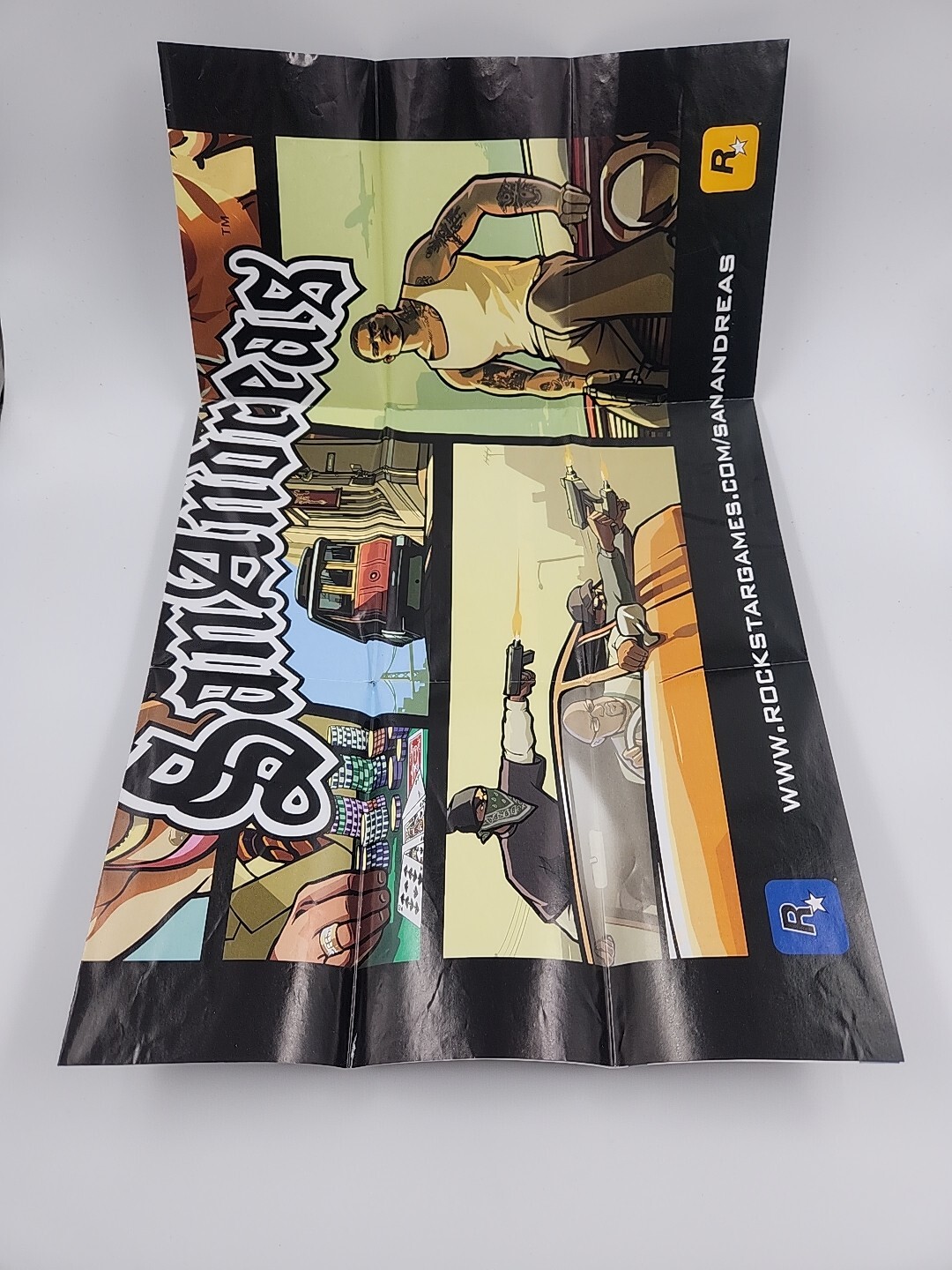 Grand Theft Auto San Andreas PS2 PlayStation 2 Complete CIB + Map
