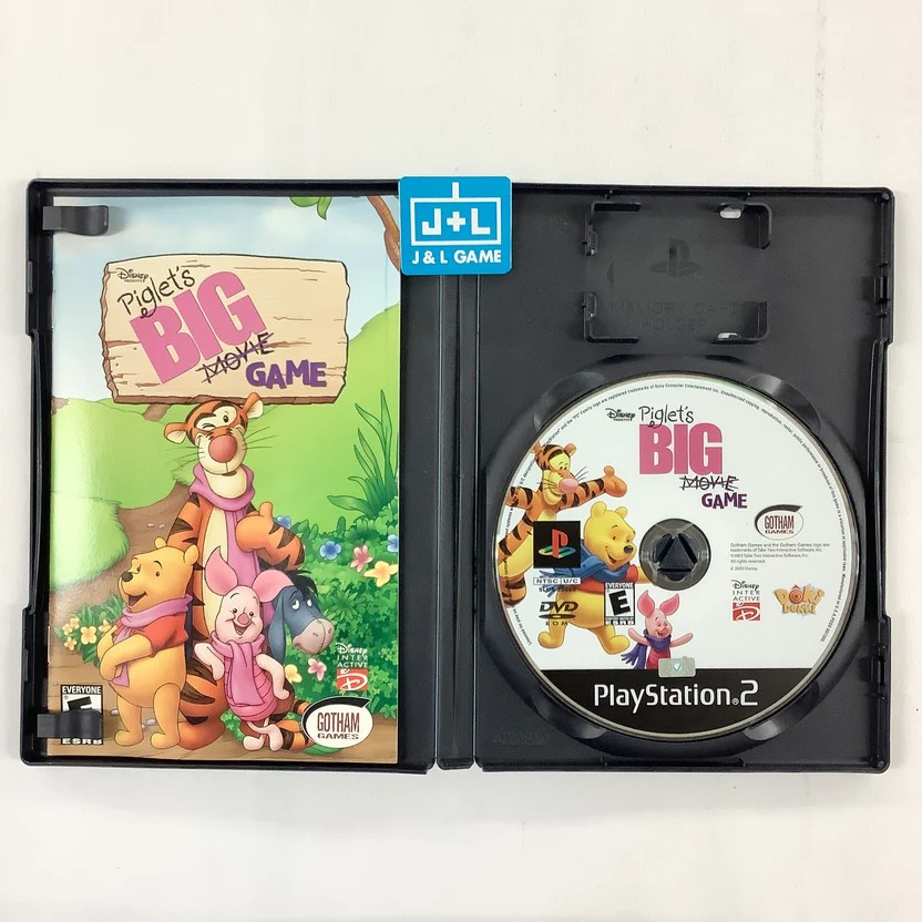 Piglets Big Game Playstation 2 PS2 CIB Complete Tested Working Rare OOP HTF Game