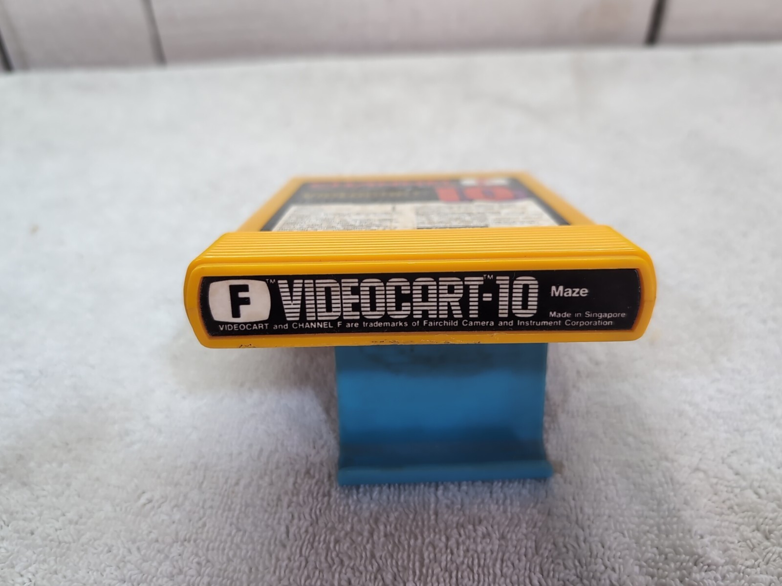 Fairchild Channel F Videocart 10 Cartridge Maze Jailbreak Blind Bluff Trailblaze