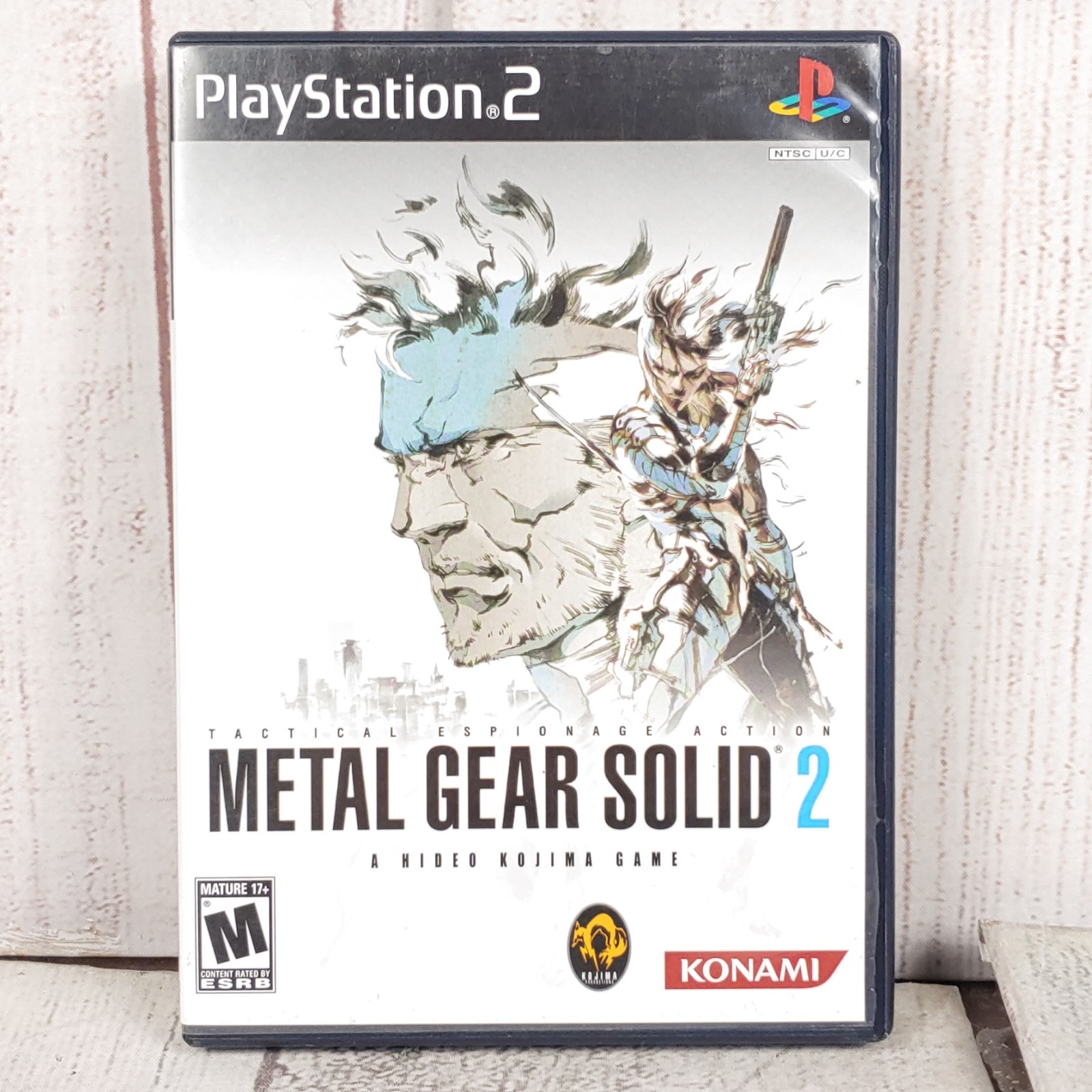 Metal Gear Solid 2 A Hideo Kojima Game Sons of Liberty PS2 Game CIB TESTED