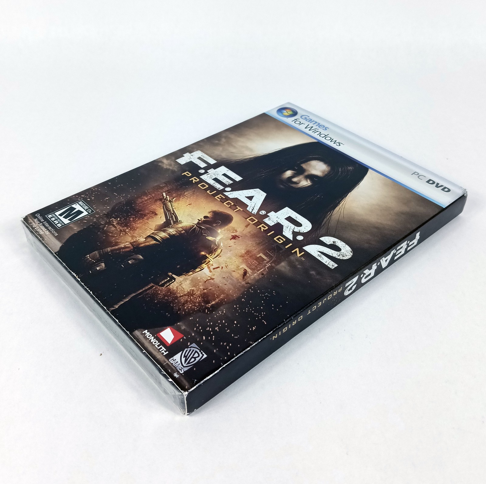 F.E.A.R. 2: Project Origin (PC, 2009) – Brand New & Factory Sealed w/ Slip Cover