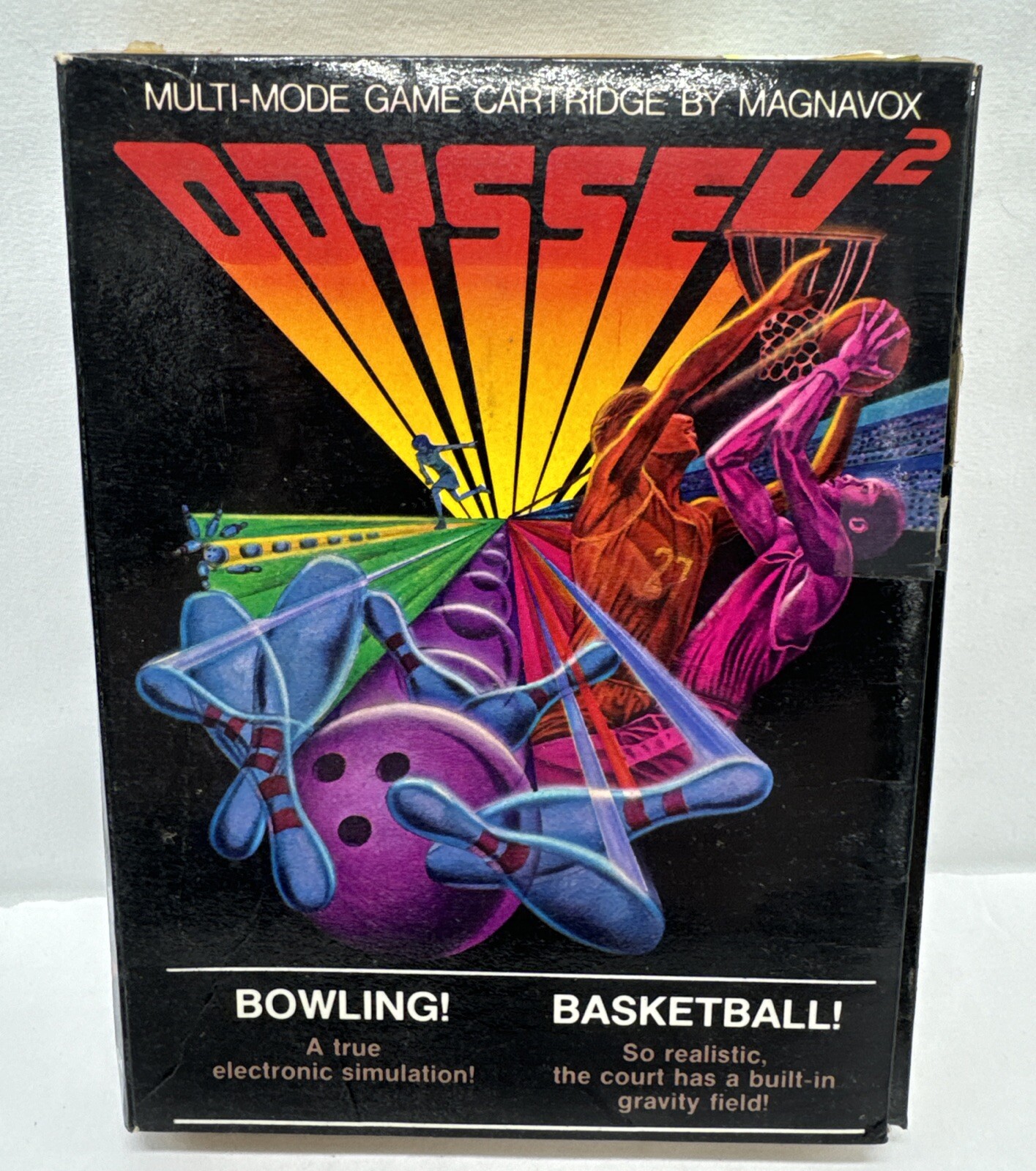 Magnovox Odyssey 2 Bowling & Basketball Game in original box w/ instructions
