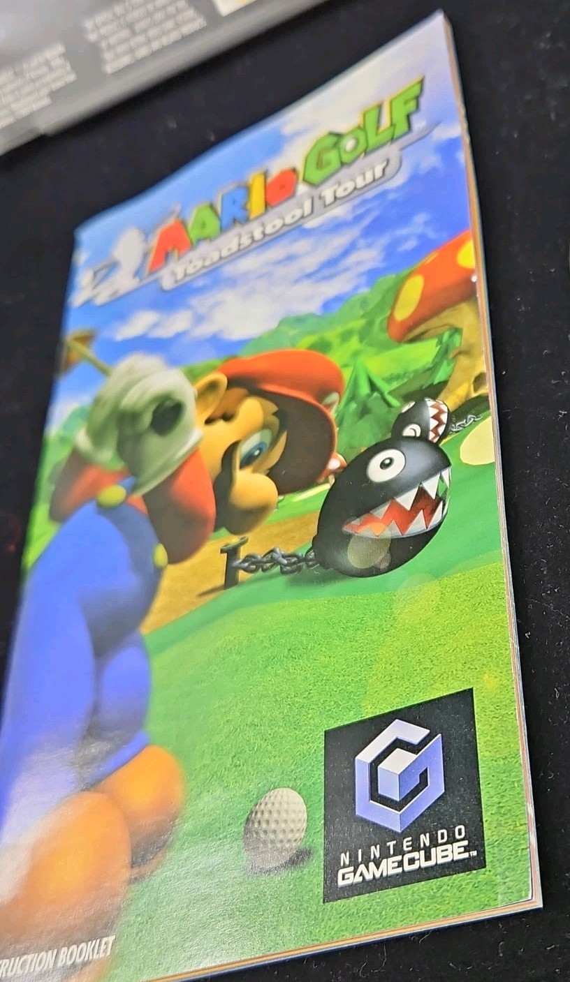 Mario Golf Toadstool Tour Gamr for Nintendo GameCube Complete w/ Manual