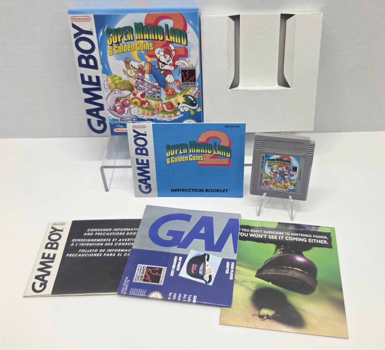 Super Mario Land 2: 6 Golden Coins – Nintendo Game Boy CIB VG Excellent