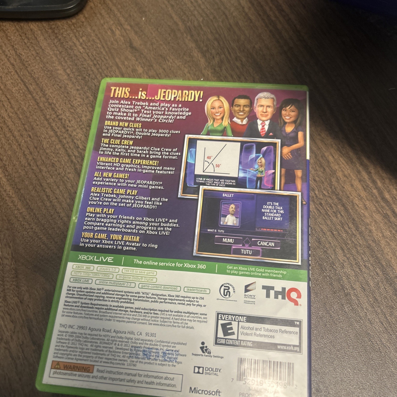 Jeopardy (Microsoft Xbox 360, 2012)