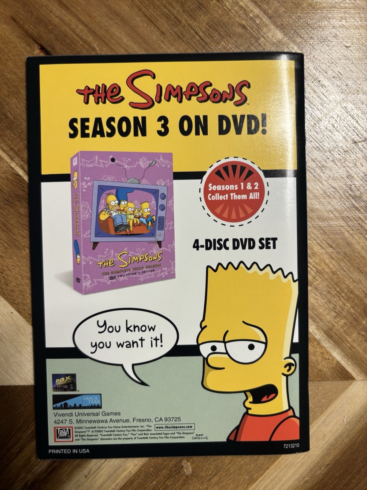 The Simpsons: Hit & Run PC CD-ROM Video Game and Case, 2003, 3-Disc Set