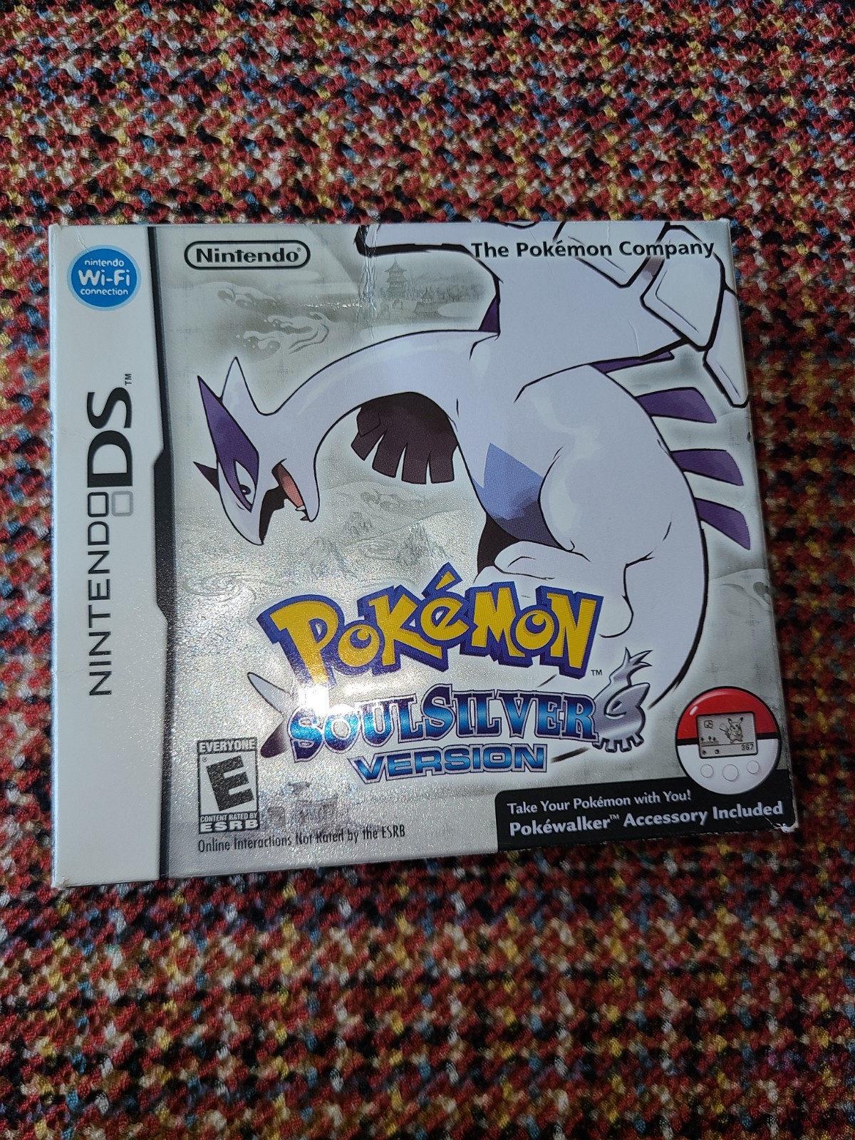 Pokémon SoulSilver Big Box Authentic Missing Pokewalker Tested Working