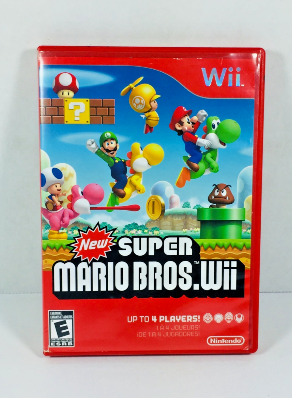 New Super Mario Bros. Wii (Nintendo Wii, 2009) Complete CIB Mario Luigi Toad