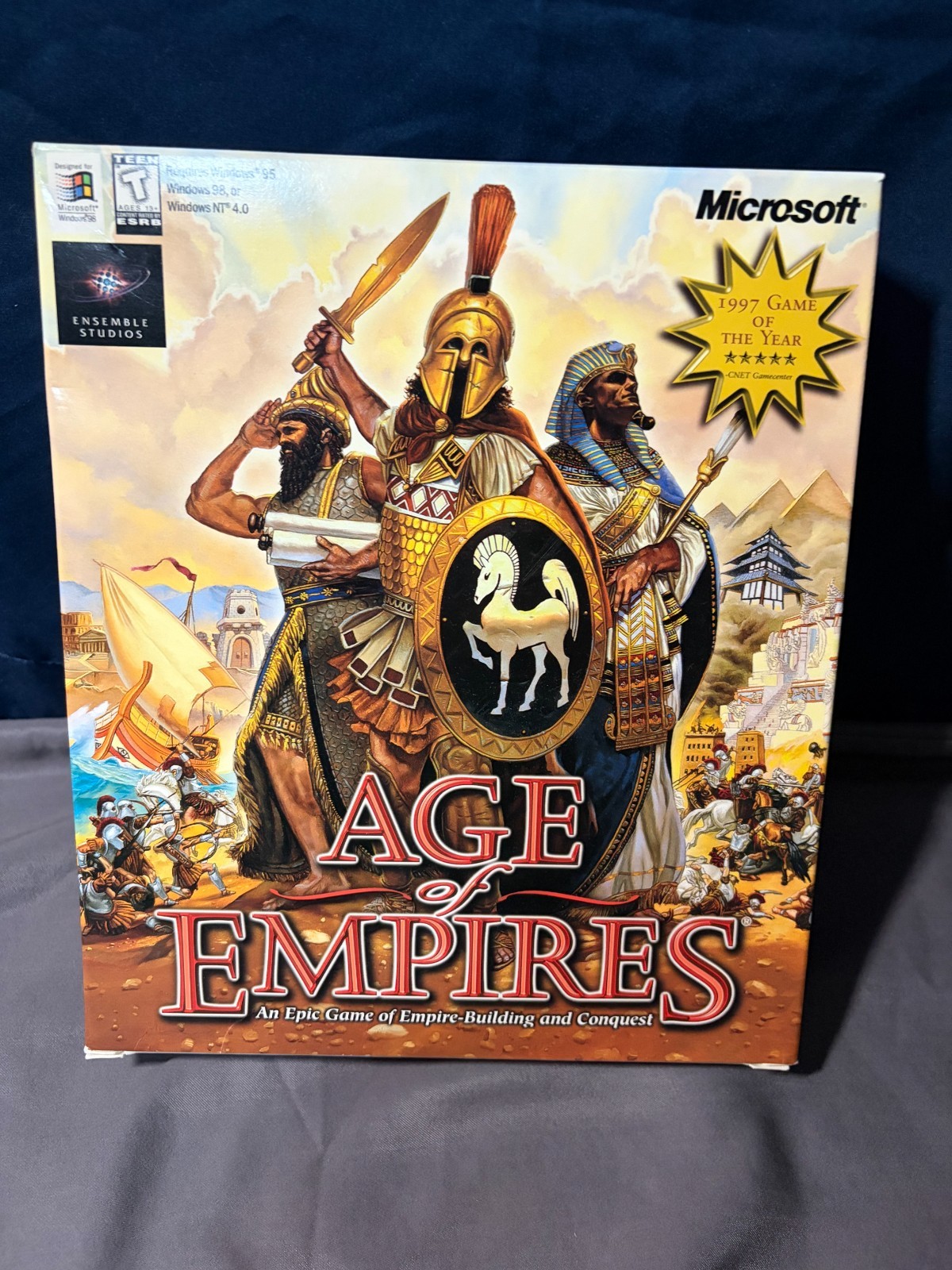 Age of Empires BIG BOX W/Manual – Tech Chart PCCD Windows 9598