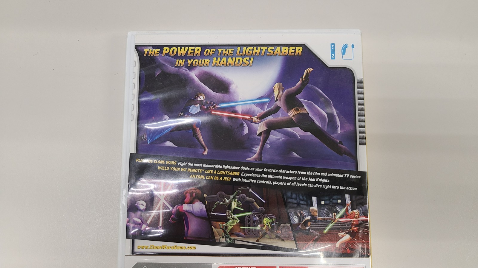 Star Wars the Clone Wars: Lightsaber Duels – for the Nintendo Wii (Pre-Owned)