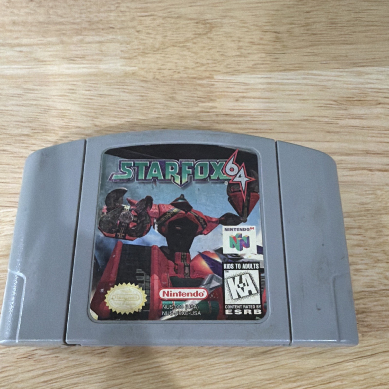 Nintendo Star Fox 64 Nintendo 64 N64 Game Cartridge NTSC-U/C Star Fox Series