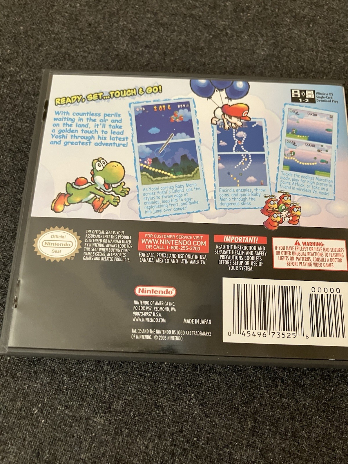 Yoshi Touch & Go (Nintendo DS) Complete