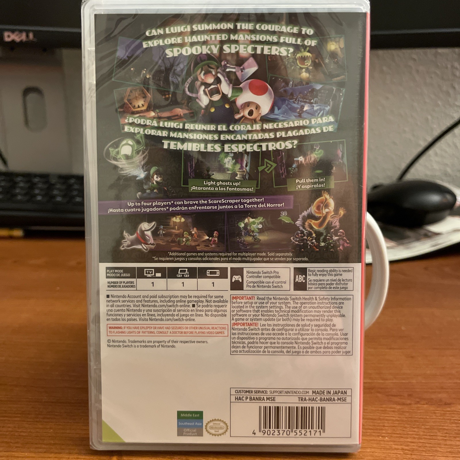 New/Sealed – Nintendo Switch Luigi’s Mansion 2 HD
