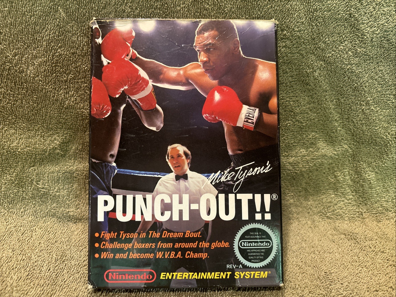 NES Nintendo Mike Tyson’s Punch-Out CIB Box Manual Authentic