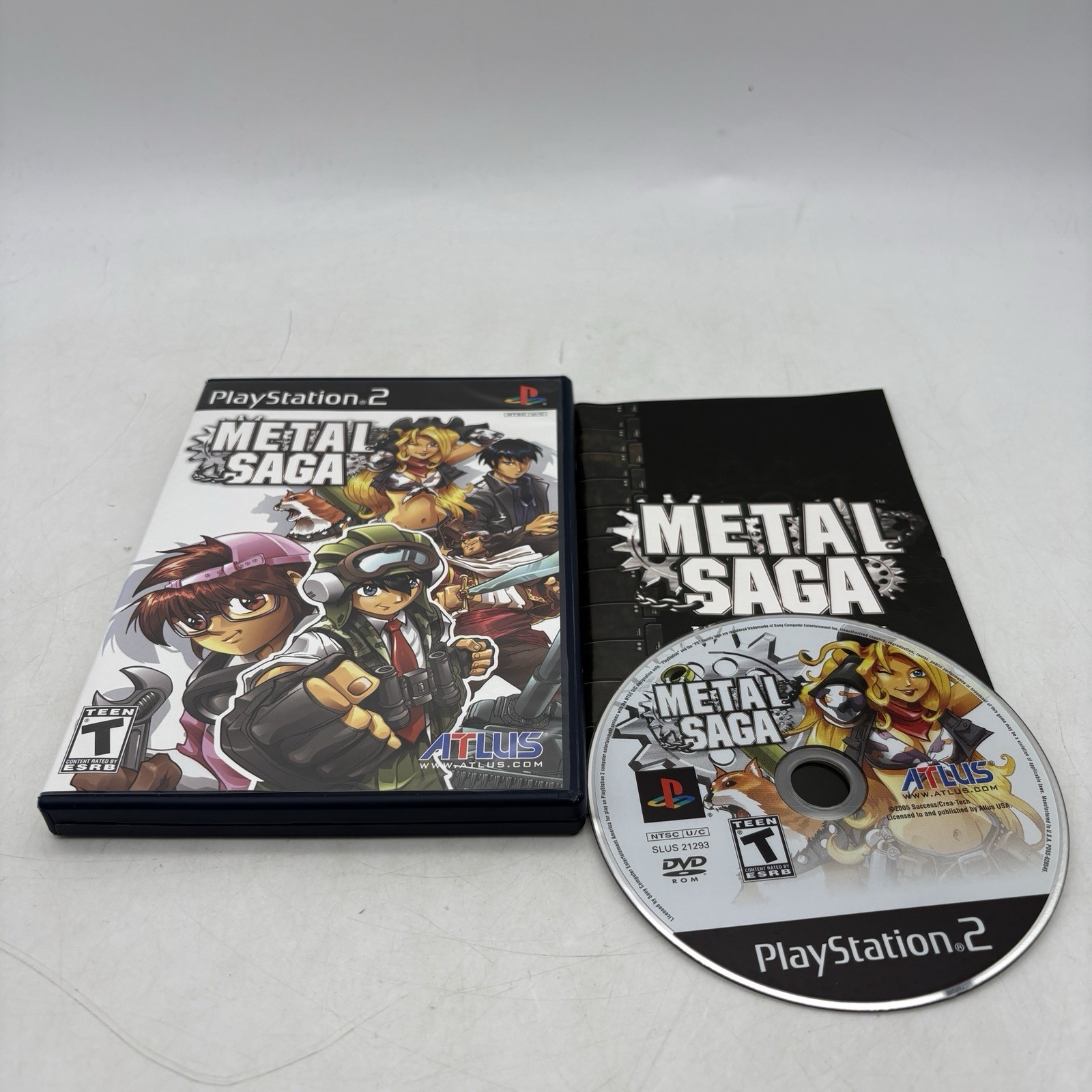 Metal Saga PlayStation 2 PS2 Complete w/ Manual CIB Tested
