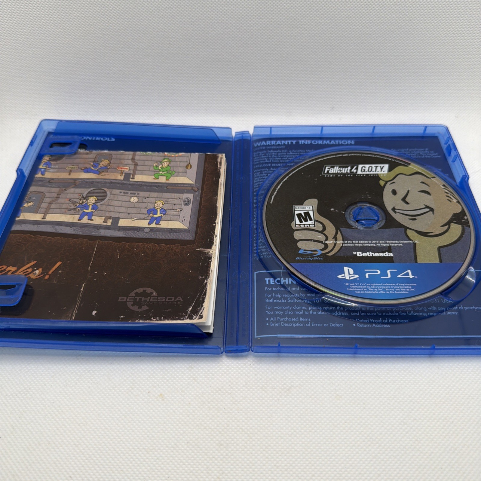 Fallout 4 GOTY Edition PS4 2015 WITH MAP