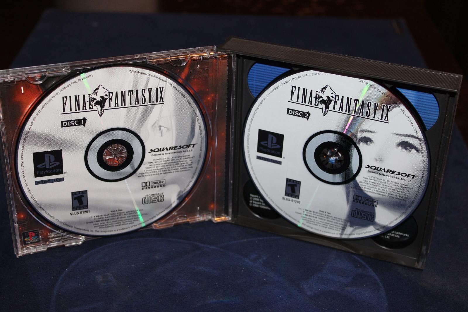 Final Fantasy IX (Sony Playstation 1, 2000) Black Label. No manual.