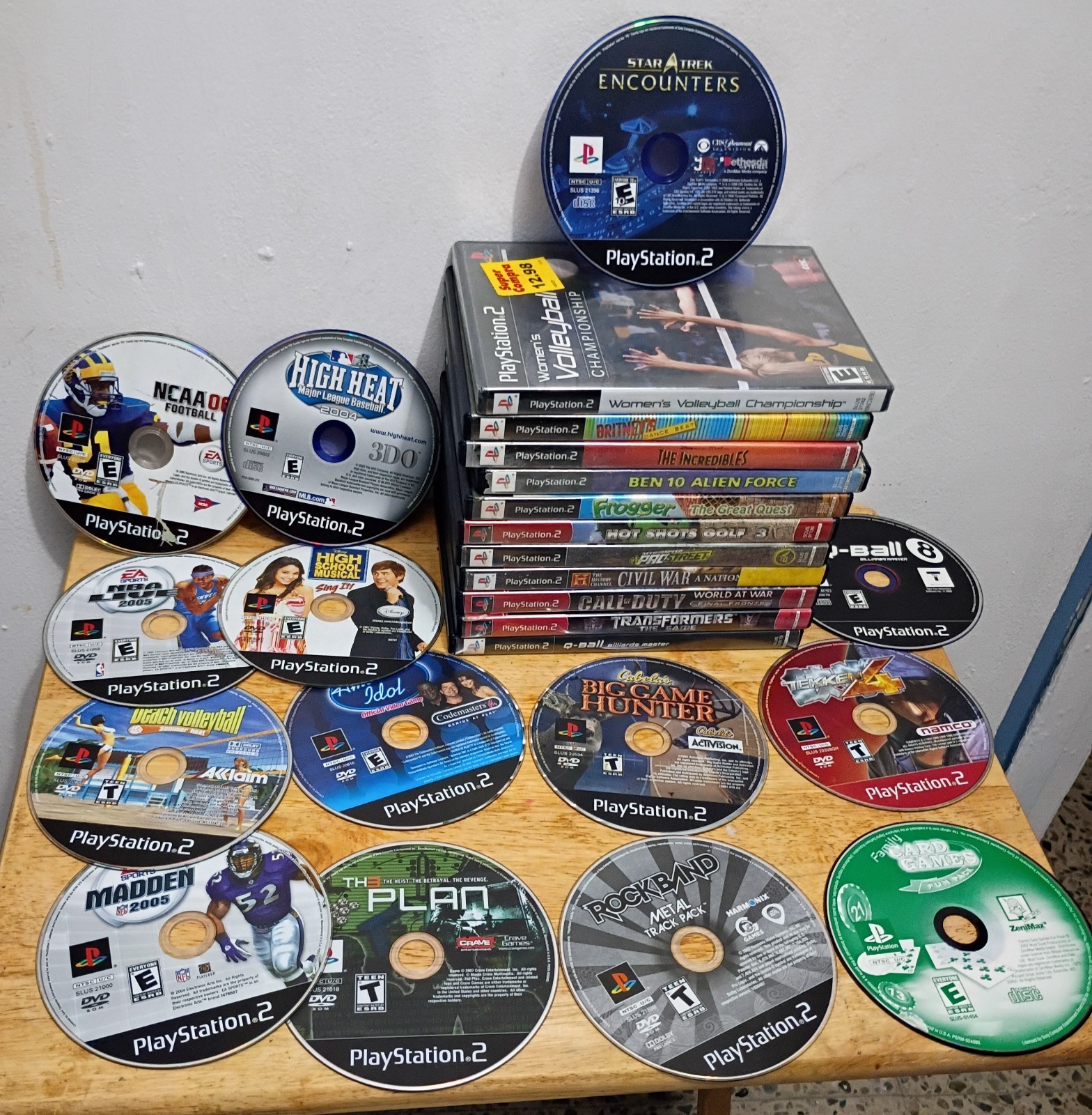 Ps2 Mix Games Lot (Read Description Before Buying)