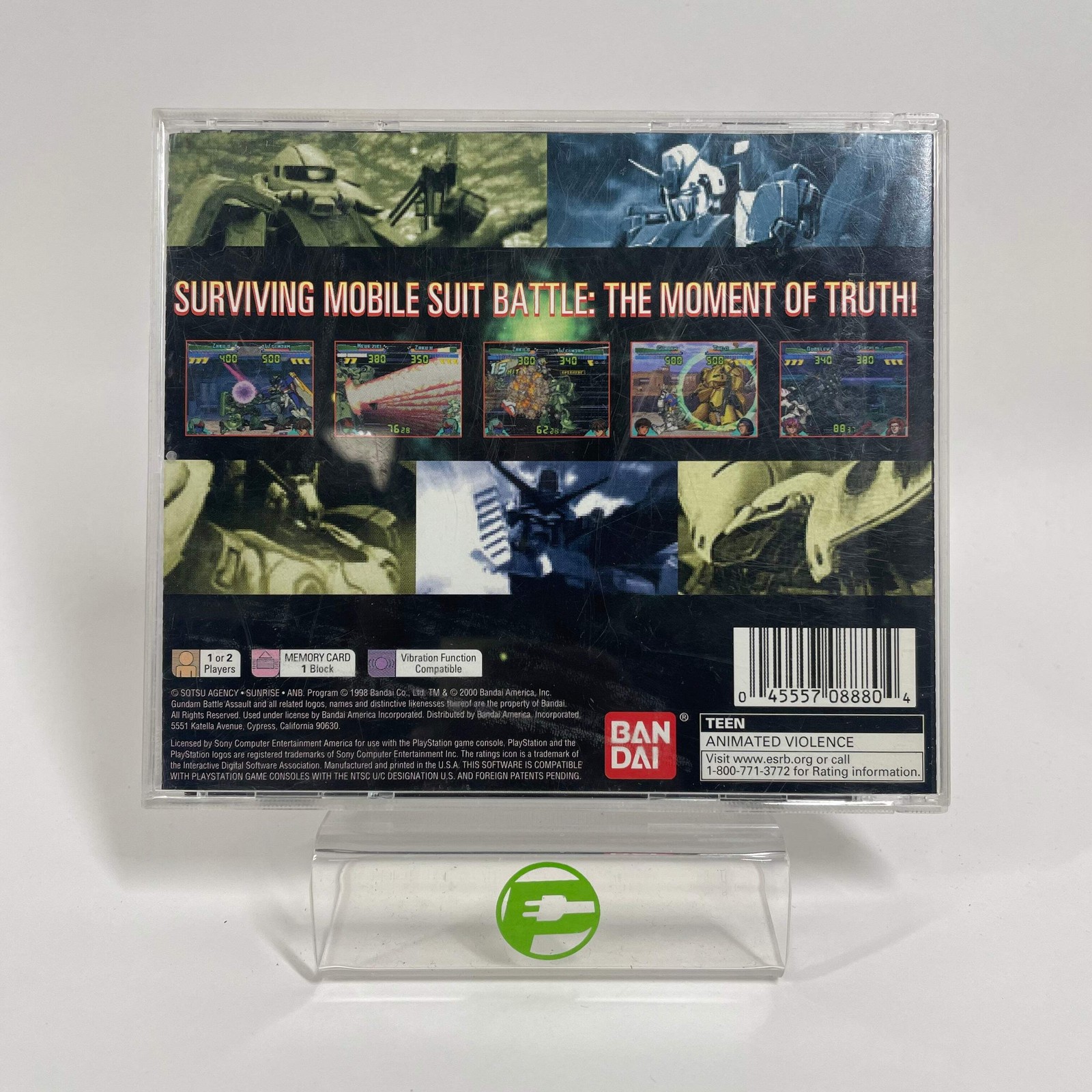 Gundam Battle Assault (Sony PlayStation 1 PS1, 2000)