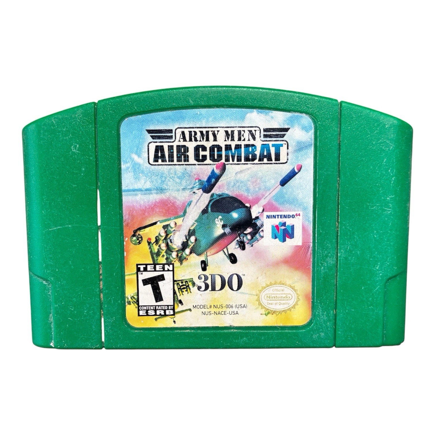 Army Men: Air Combat (Nintendo 64 2000) N64 Authentic Cartridge – Tested Working