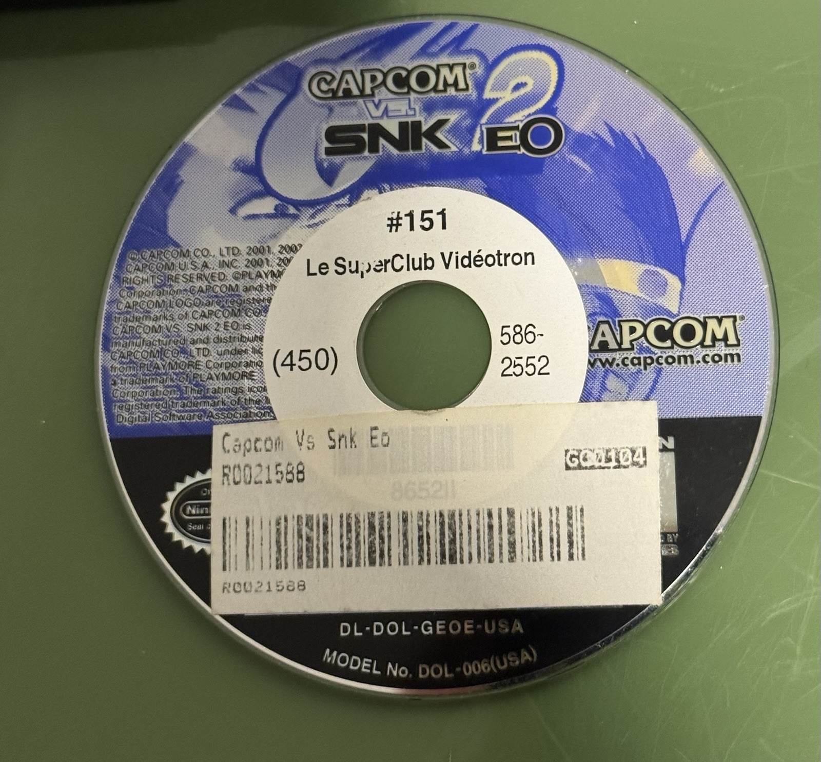 Capcom vs. SNK 2: EO (Nintendo GameCube, 2002)
