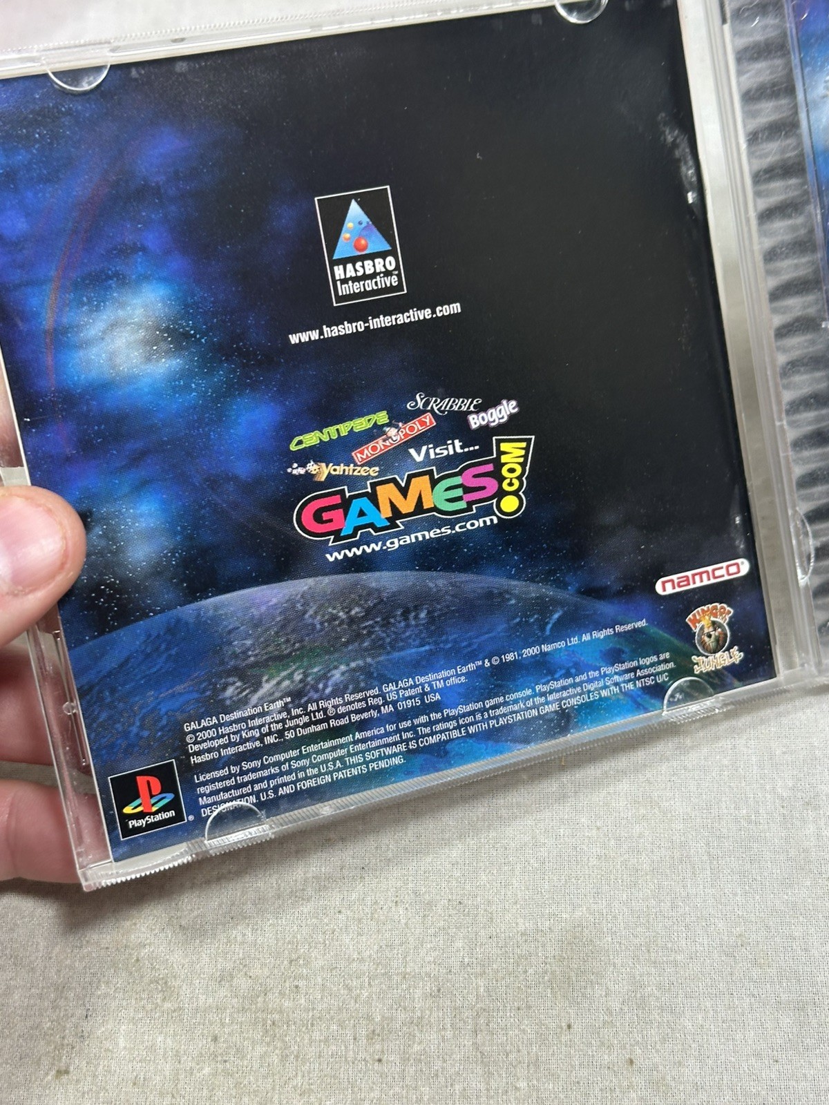 Galaga: Destination Earth (Sony PlayStation 1, 2000) Complete and Tested