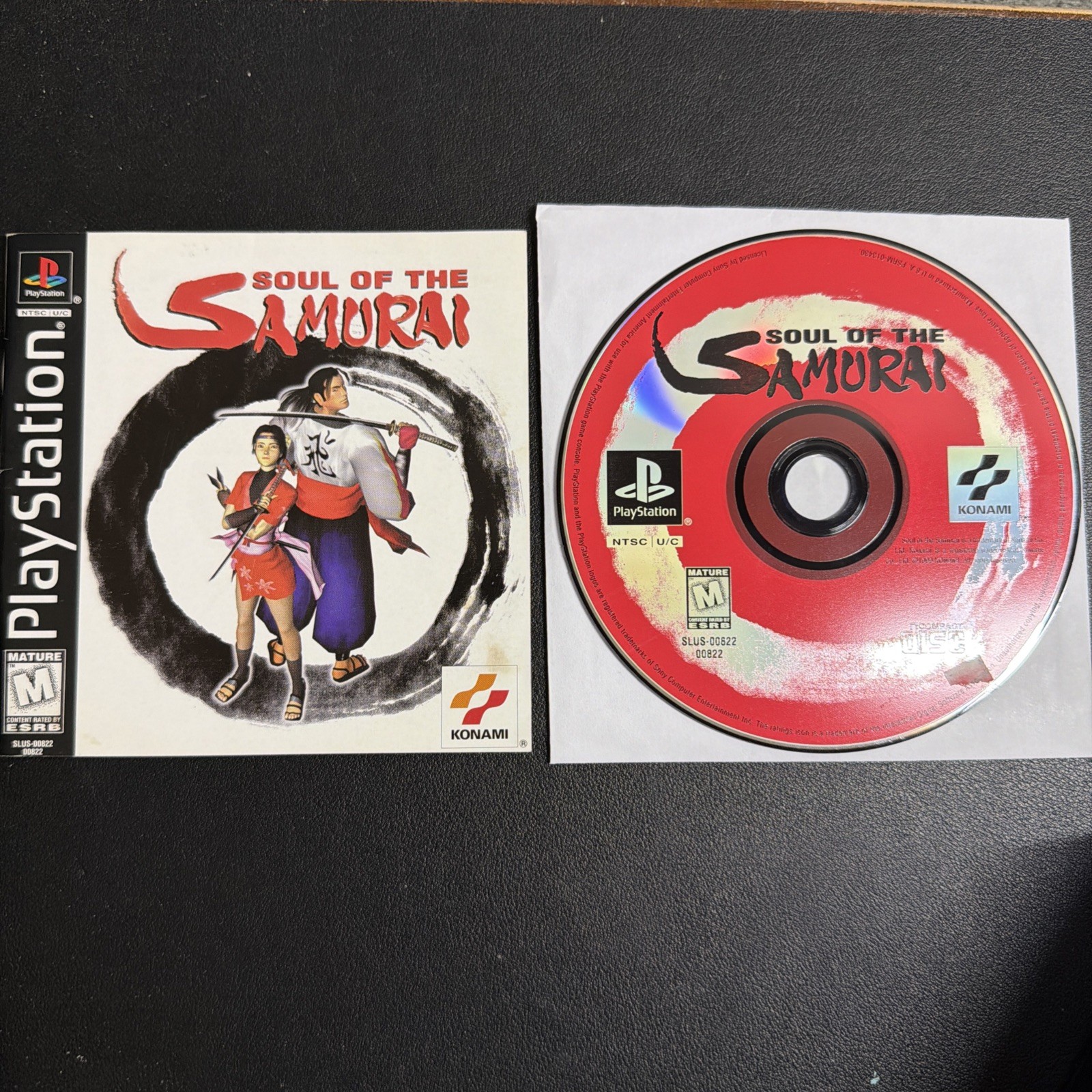 Soul of the Samurai (Sony PlayStation 1, 1999) Disc, Manual & Reg Card, Tested