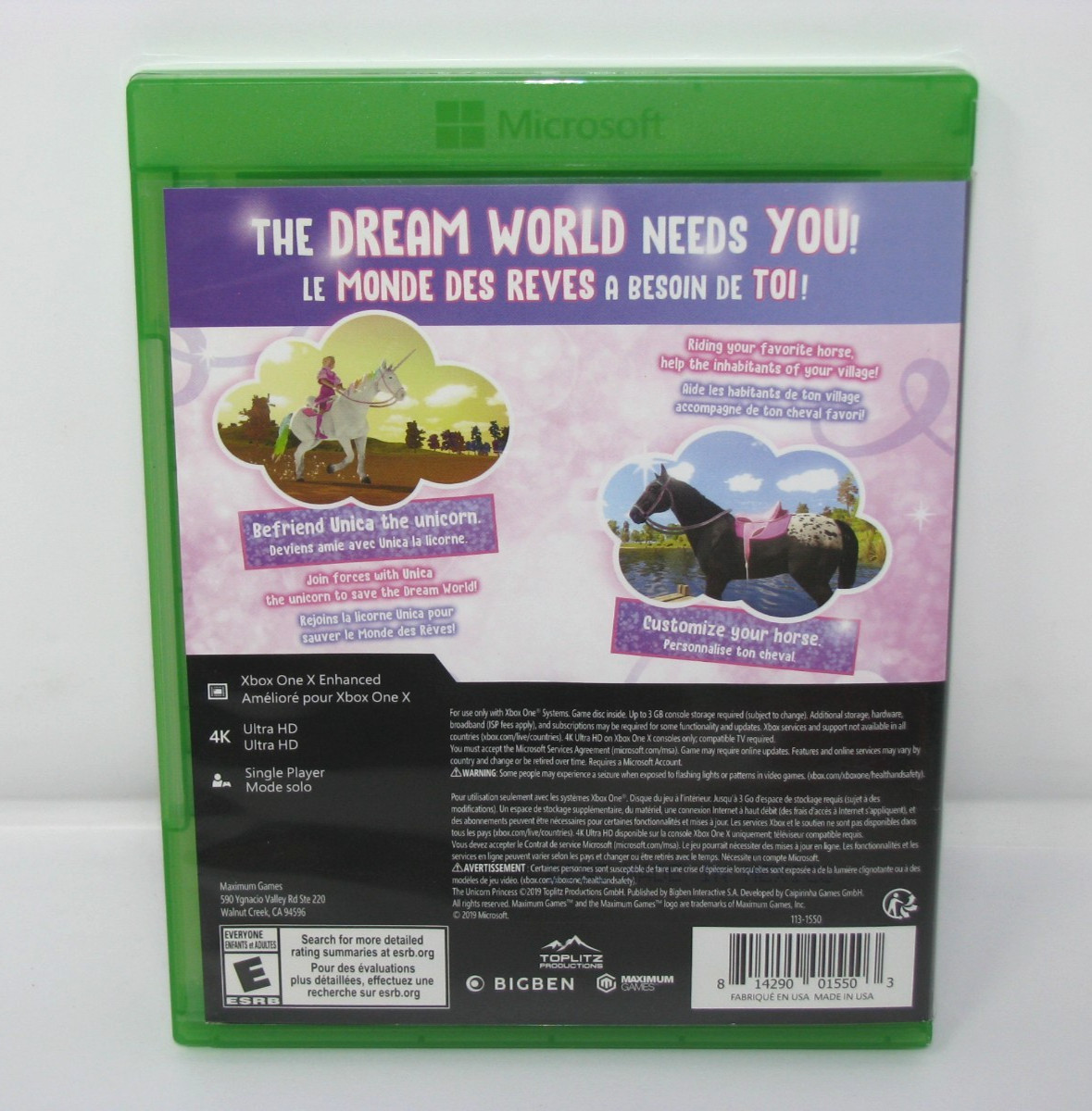 The Unicorn Princess (Microsoft Xbox One)
