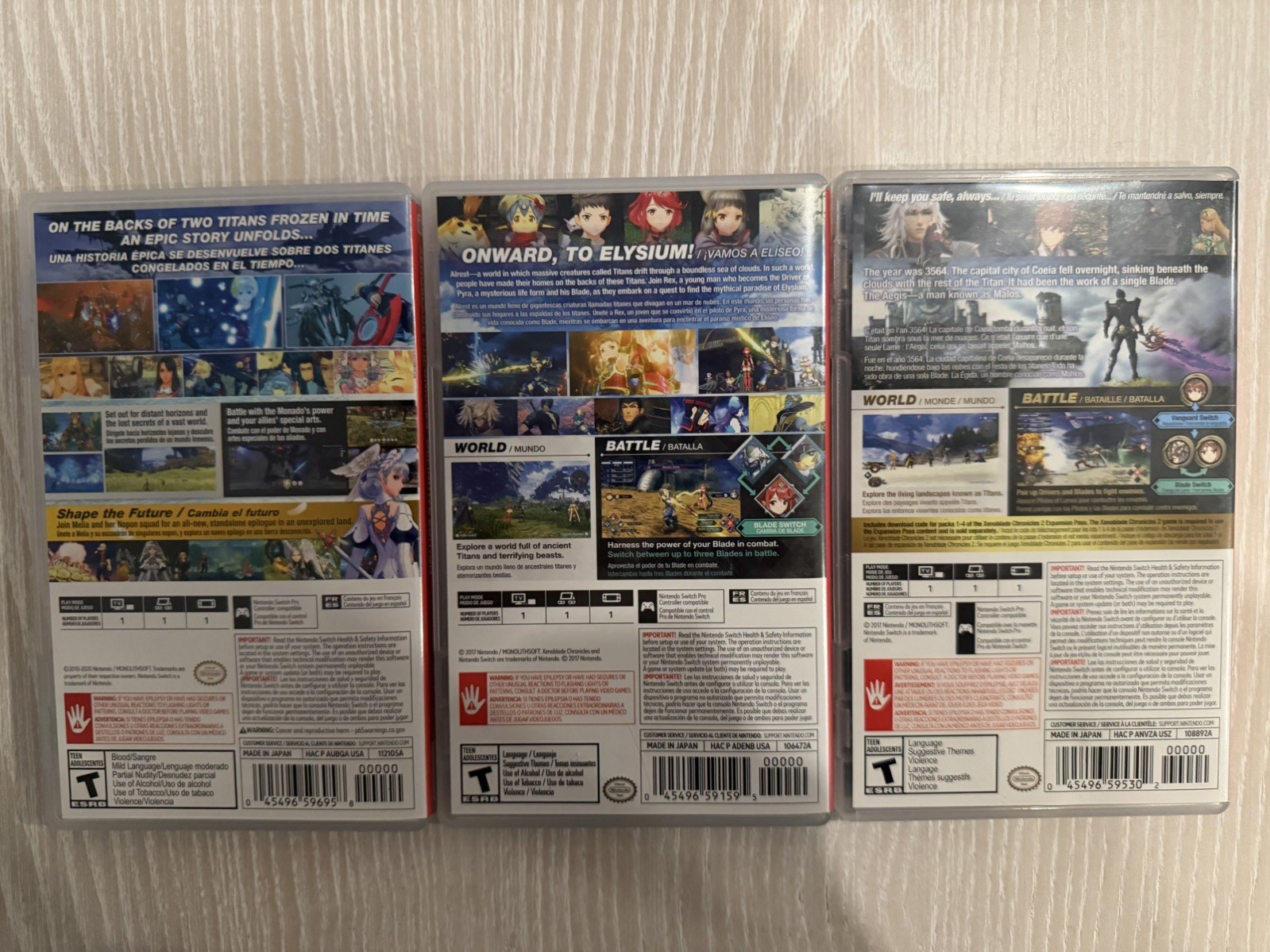 Xenoblade Chronicles Lot: Definitive Edition, 2, Torna Golden Country w Code!
