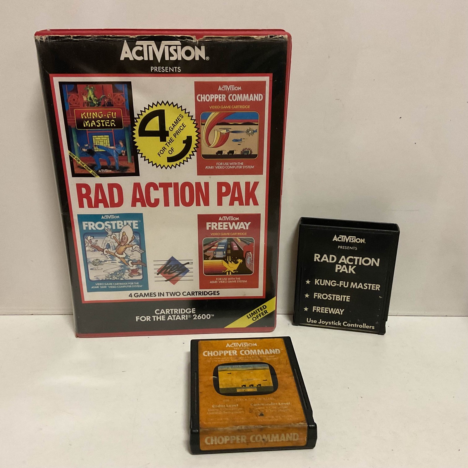 Rad Action Pak Atari 2600 PAL – Free Post