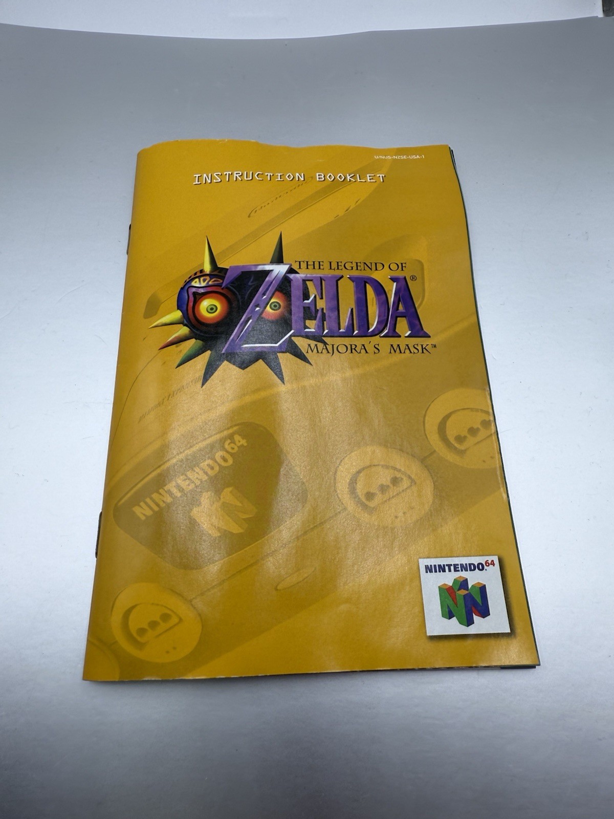 Legend of Zelda: Majora’s Mask Nintendo 64 N64 Collector’s Edition CIB HOLO RARE