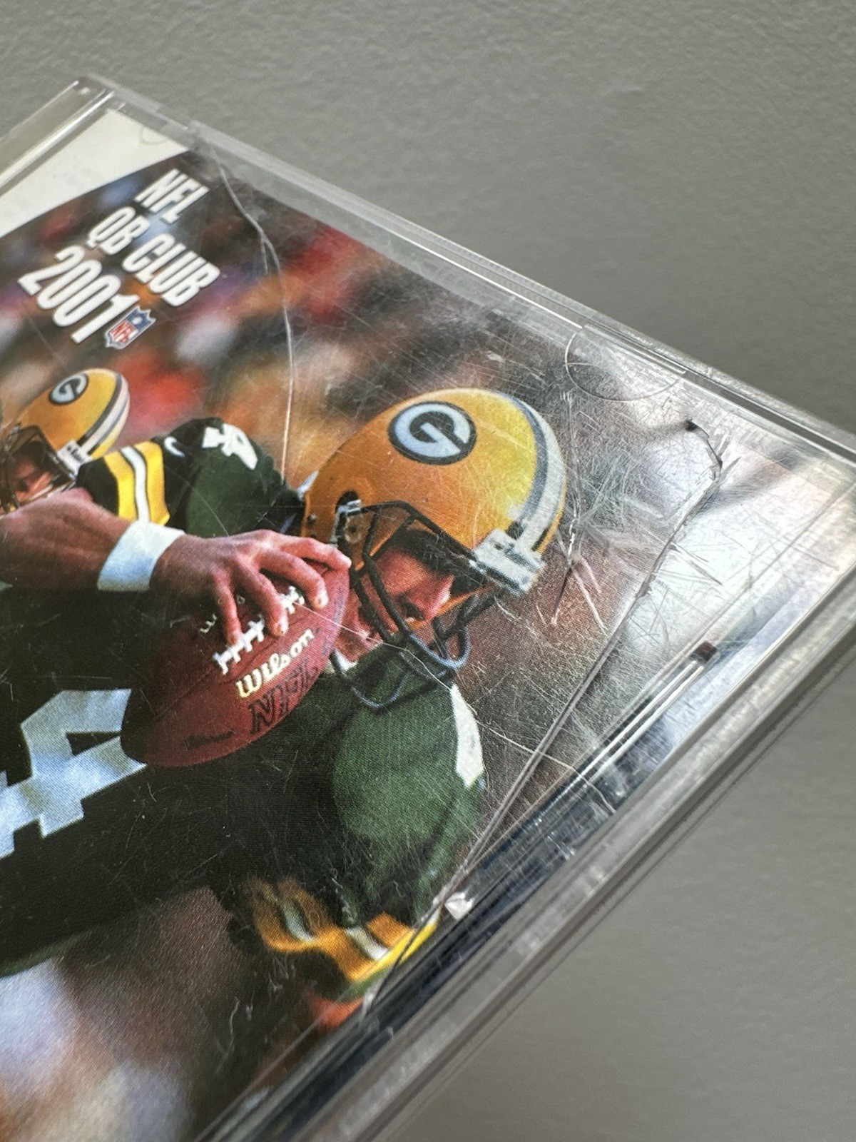 NFL QB Club 2001 Sega Dreamcast 2000 COMPLETE CIB Acclaim Sports Brett Favre VG+