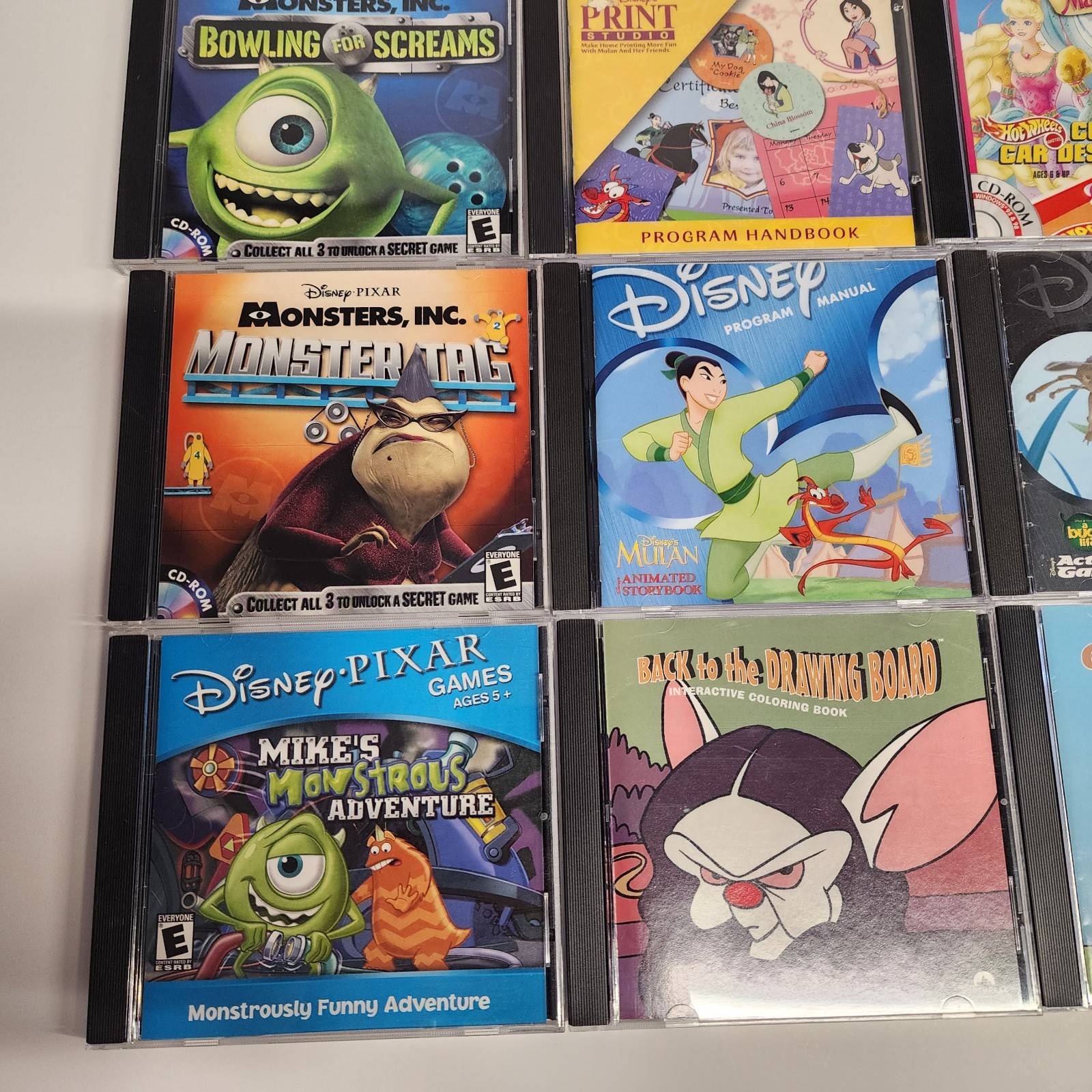 Lot Of 12 PC Children Games Educational Disney Mattel Fisher Price