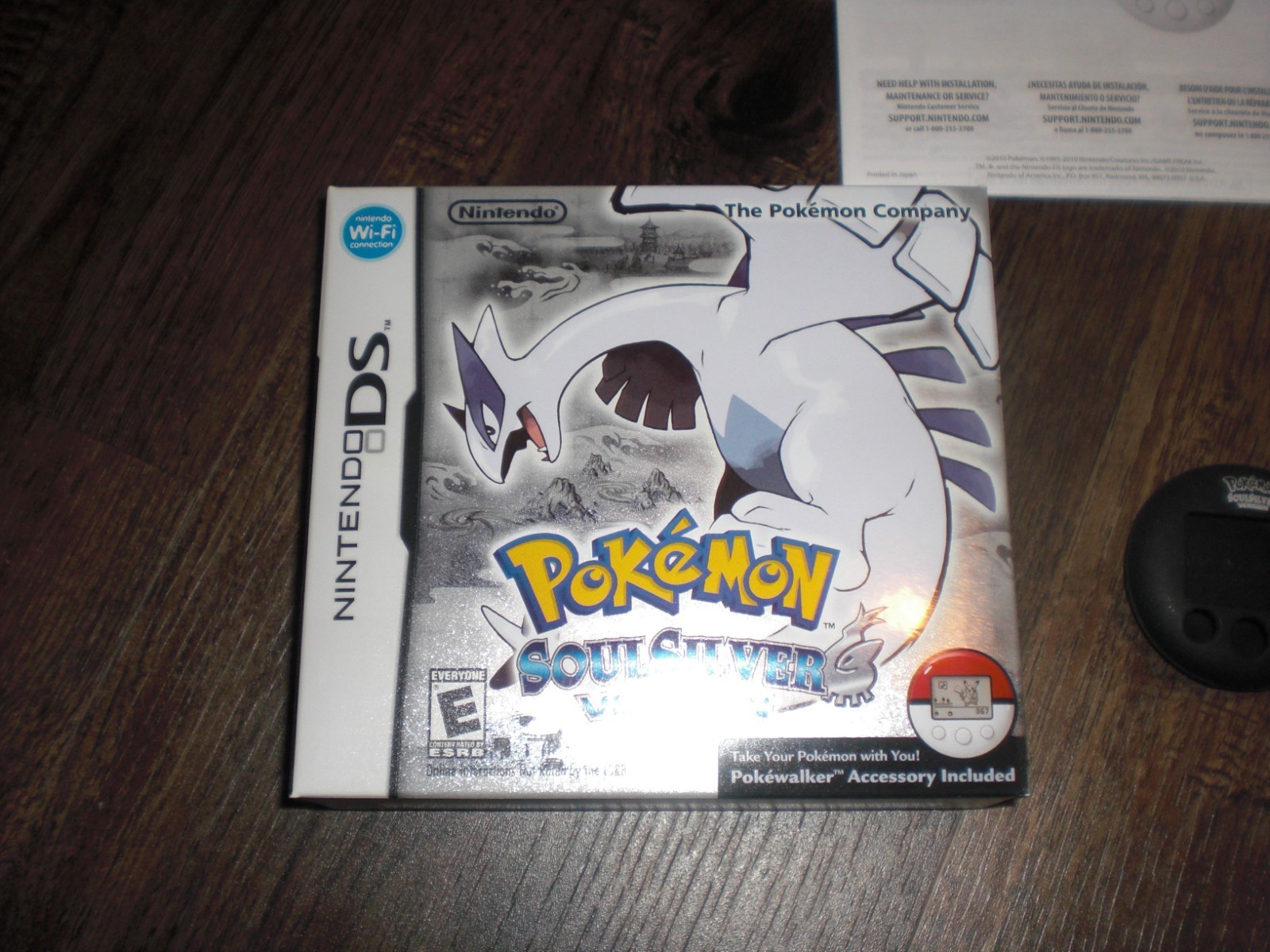WALMART Pokemon SoulSilver Version Nintendo DS Bundle CIB Complete AUTHENTIC OEM